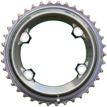 Звезда передняя SHIMANO Y-PART, для FC-M533-LK, 44T, черная